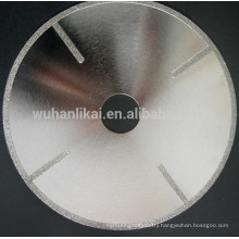 115mm 230mm electroplated stone cutting disc diamond saw continuous rim blade
